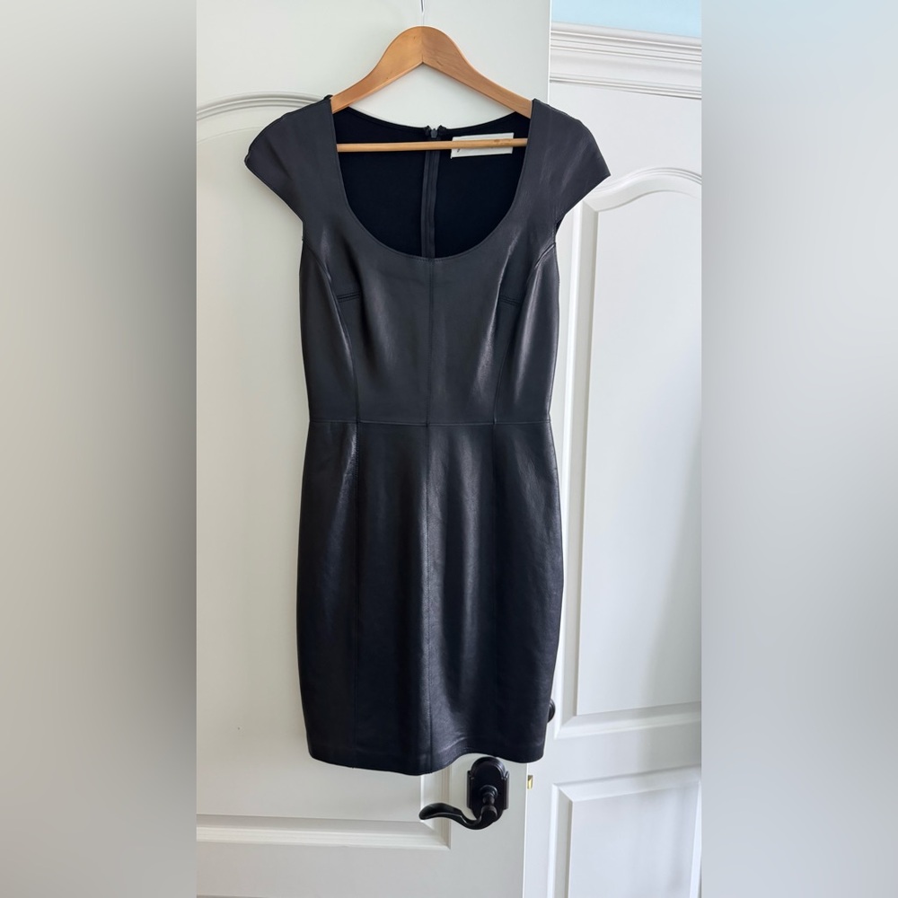 Black Leather Dress
